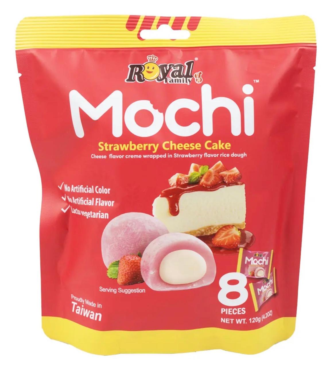 Mochi Strawberry Cheese Cake (8 piezas)