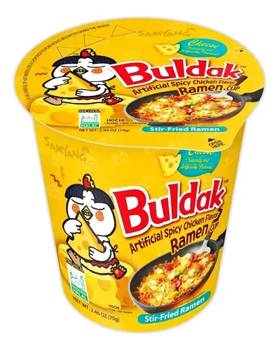 Buldak Sopa Instantánea Queso Picante (Vaso)