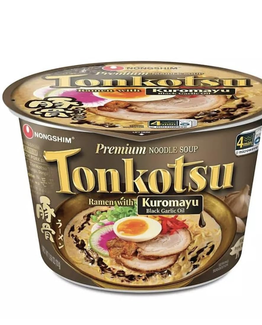 Nongshim Tonkotsu Ramen con Kurōmayu