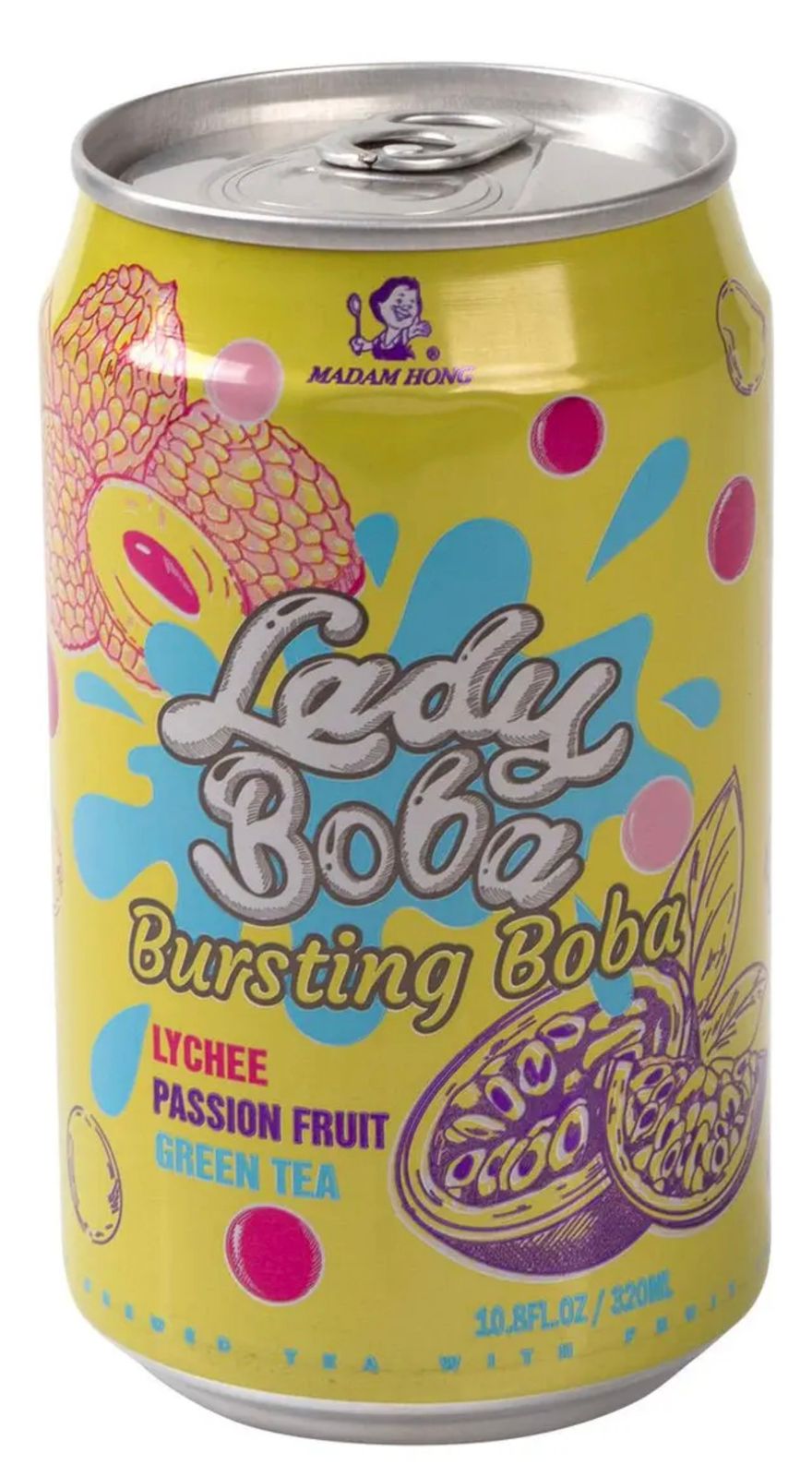 Lady Boba - Bursting Boba Lychee Passion Fruit