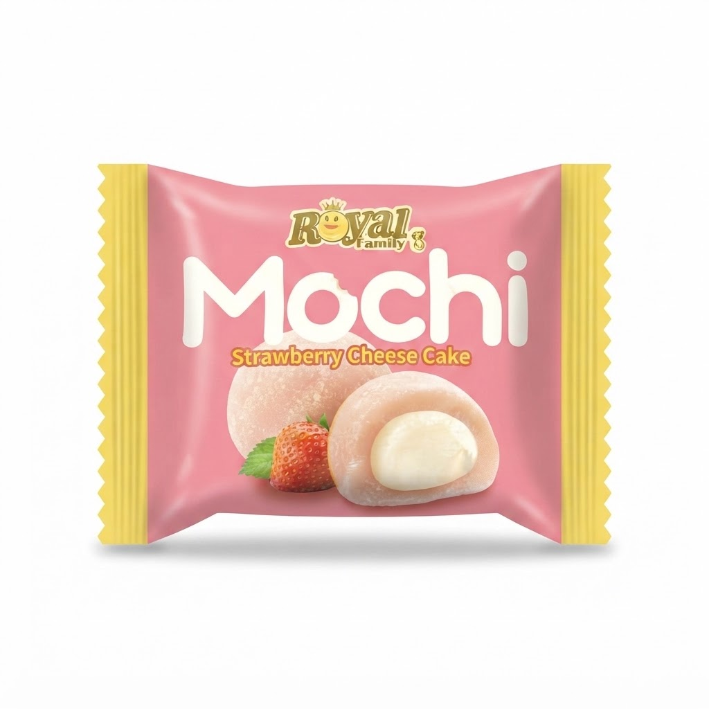 Mochi Strawberry Cheese Cake 1pz