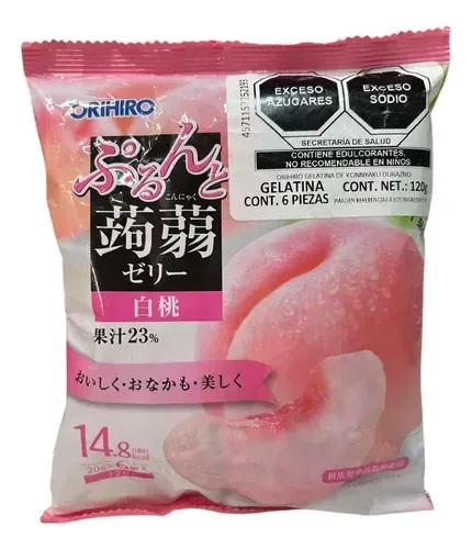 Bebida de Gelatina Orihiro Durazno