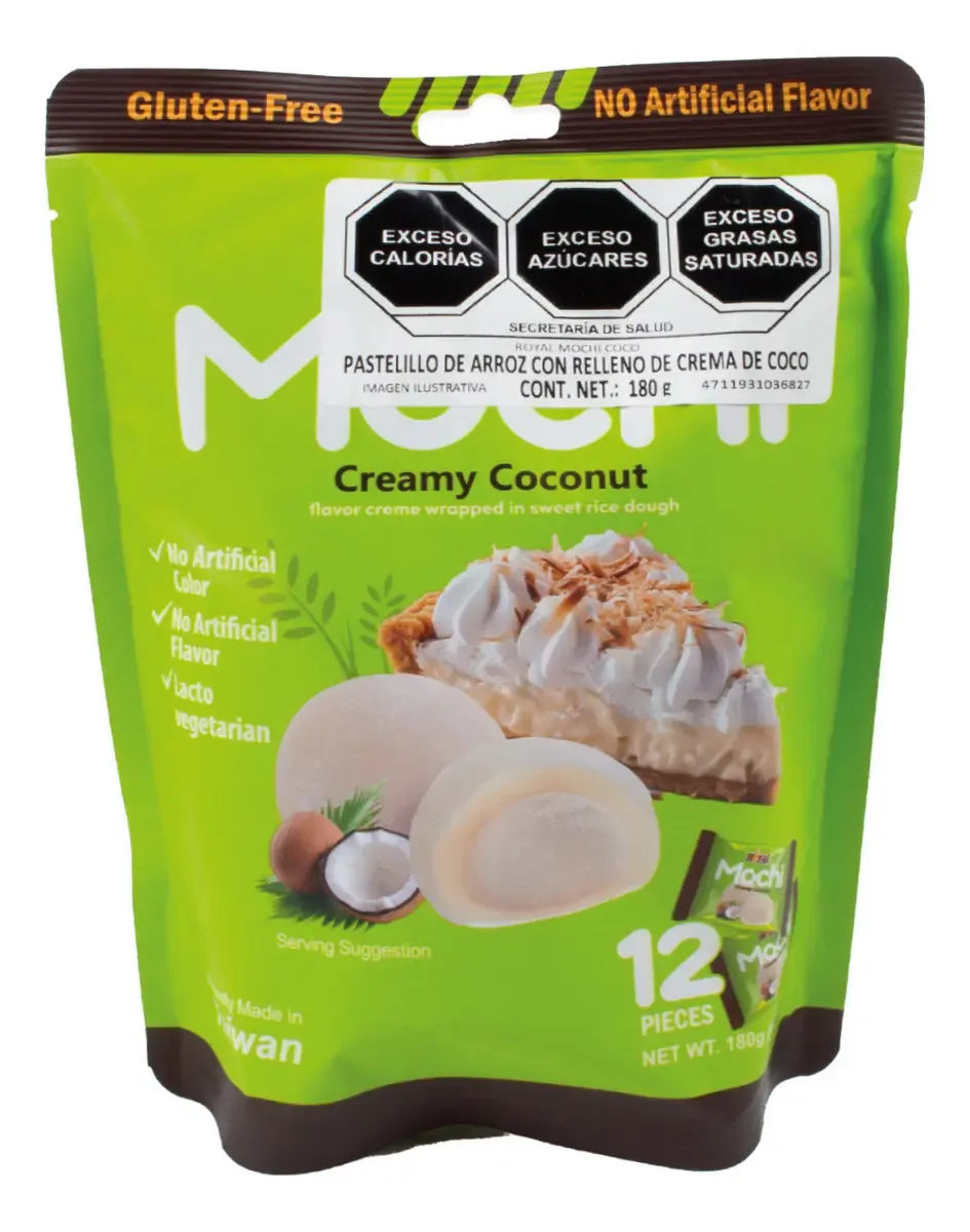 Mochi Relleno De Crema De Coco Royal Family 180 G